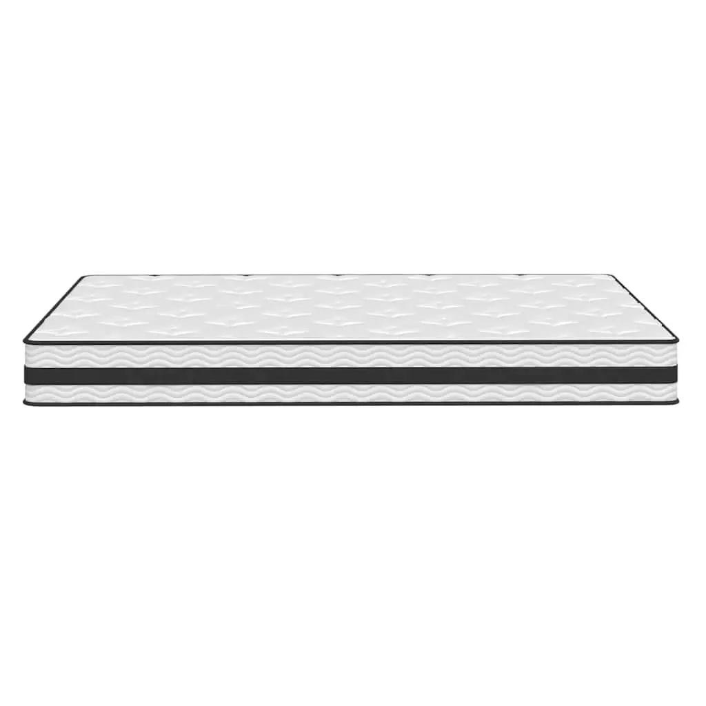 Queen Size Bonnell Spring Mattress Medium Firmness White 152x203cm
