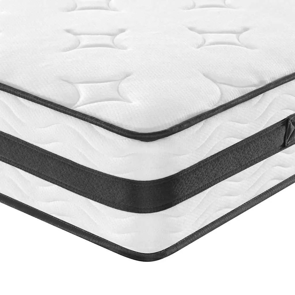 Bonnell Spring Mattress Medium Firm Queen Size 183x203 cm Foam Comfort Sleep