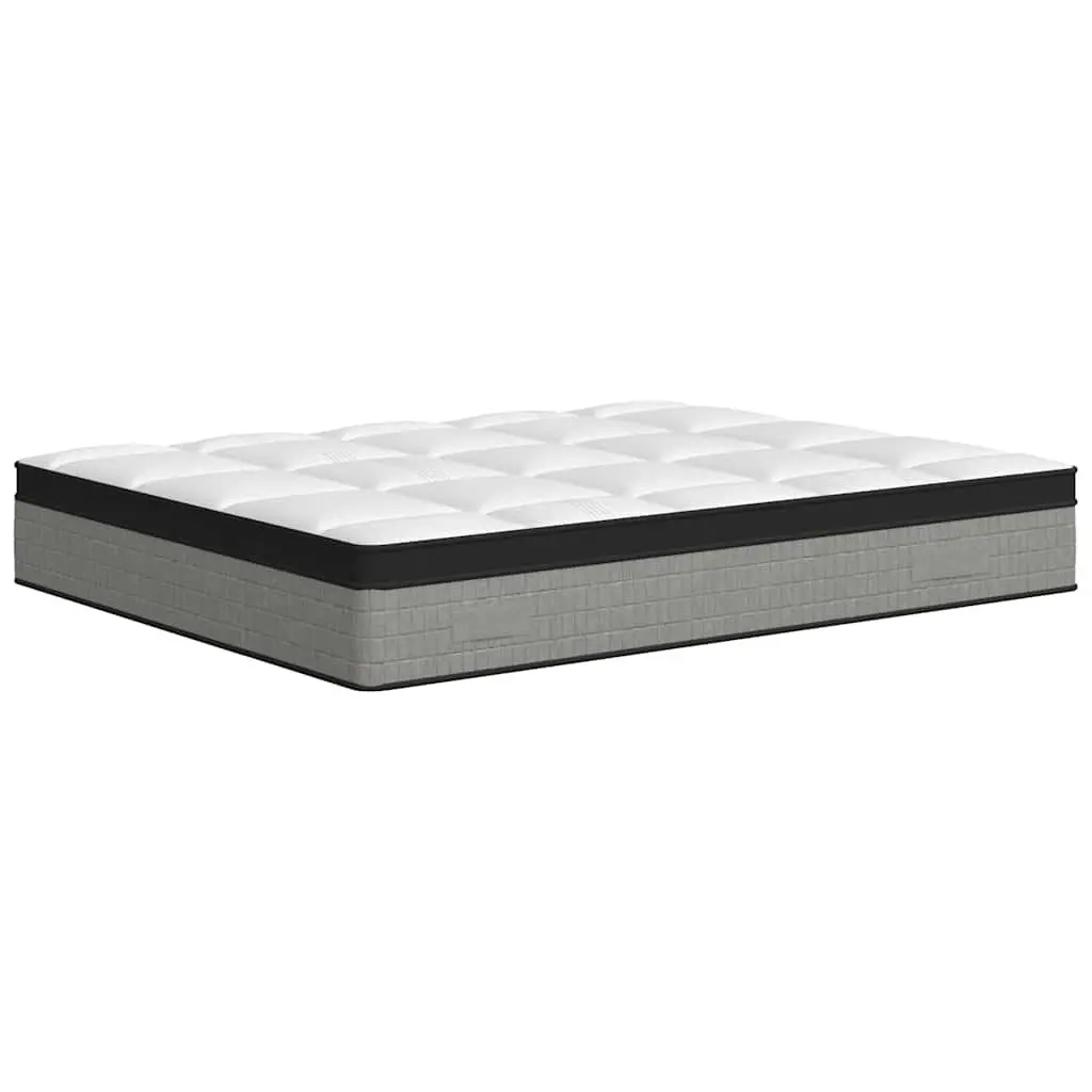 Pocket Spring Mattress Medium Plus Queen Size 152x203cm White Sleep Support