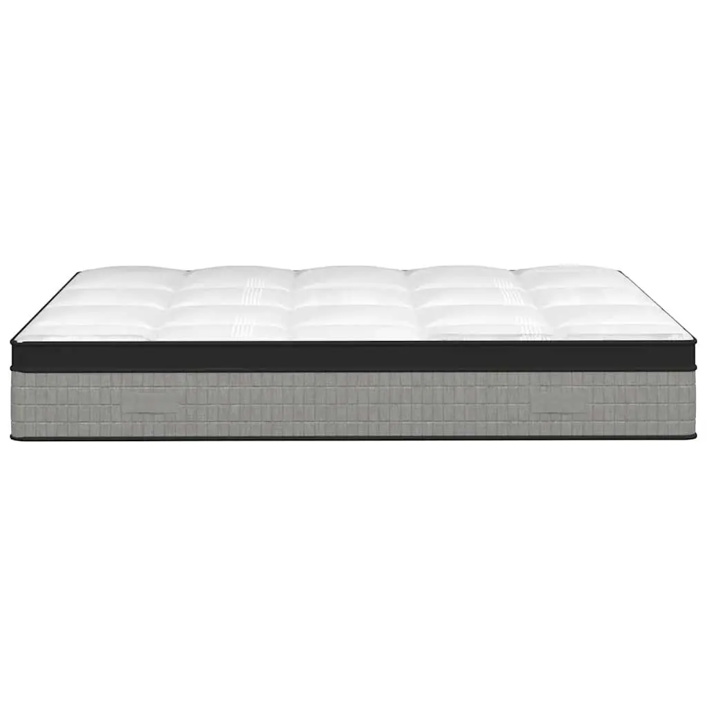 Pocket Spring Mattress Medium Plus Queen Size 152x203cm White Sleep Support