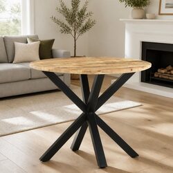 Your Friendly Brown Wooden End Table 68x68x56 cm