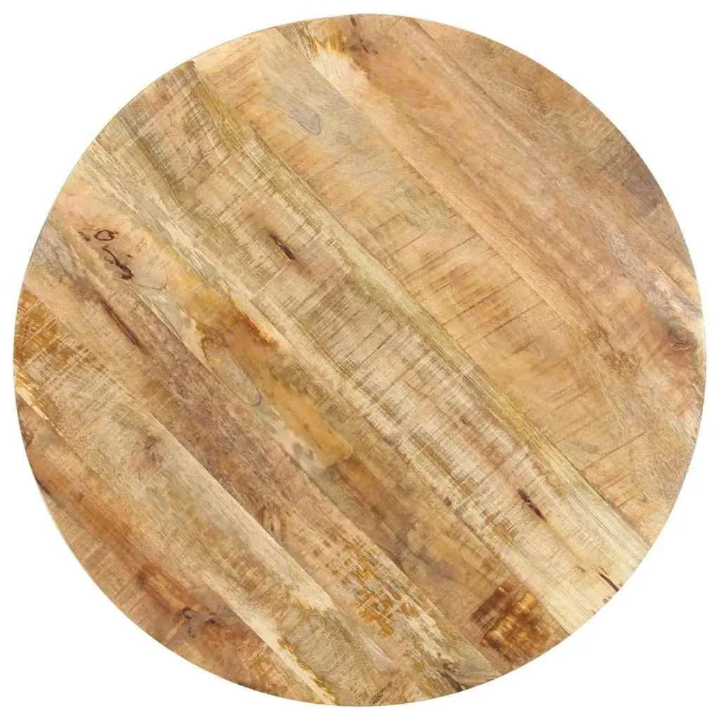 End Table Industrial Style Brown Wooden 68x68x56 cm