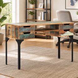 Your New Favourite Reclaimed Wood Writing Desk