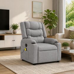 Your Friendly Grey Massage Recliner for Everyday Relaxation
