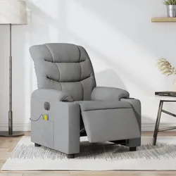 Relax Comfortably in a Grey Electric Massage Recliner Chair
