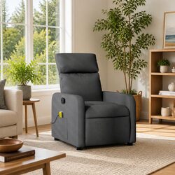 Your Comfort Awaits with the Grey Massage Recliner Chair