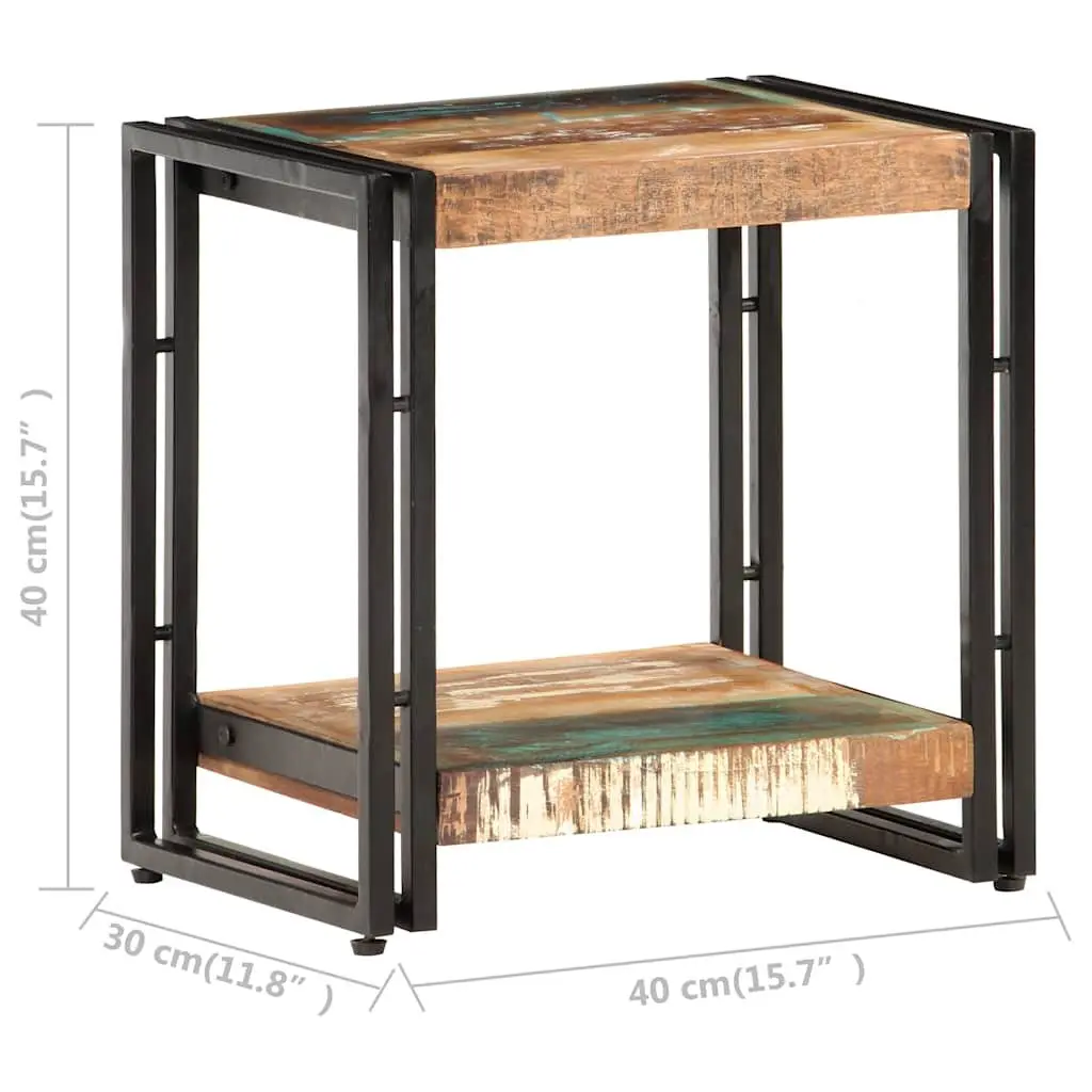 Reclaimed Wood Accent Table