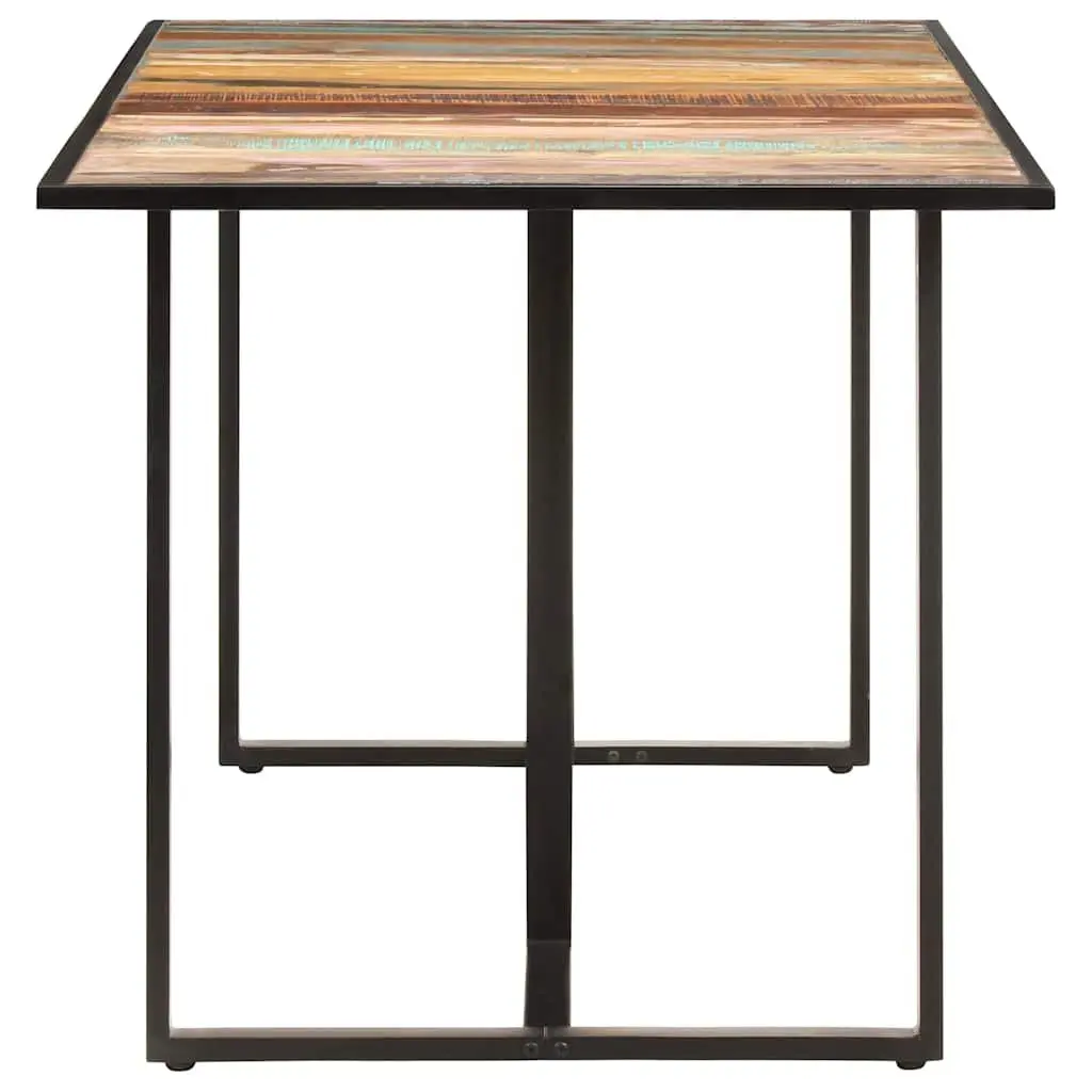 Dining Table Industrial Solid Reclaimed Wood 160 cm Brown