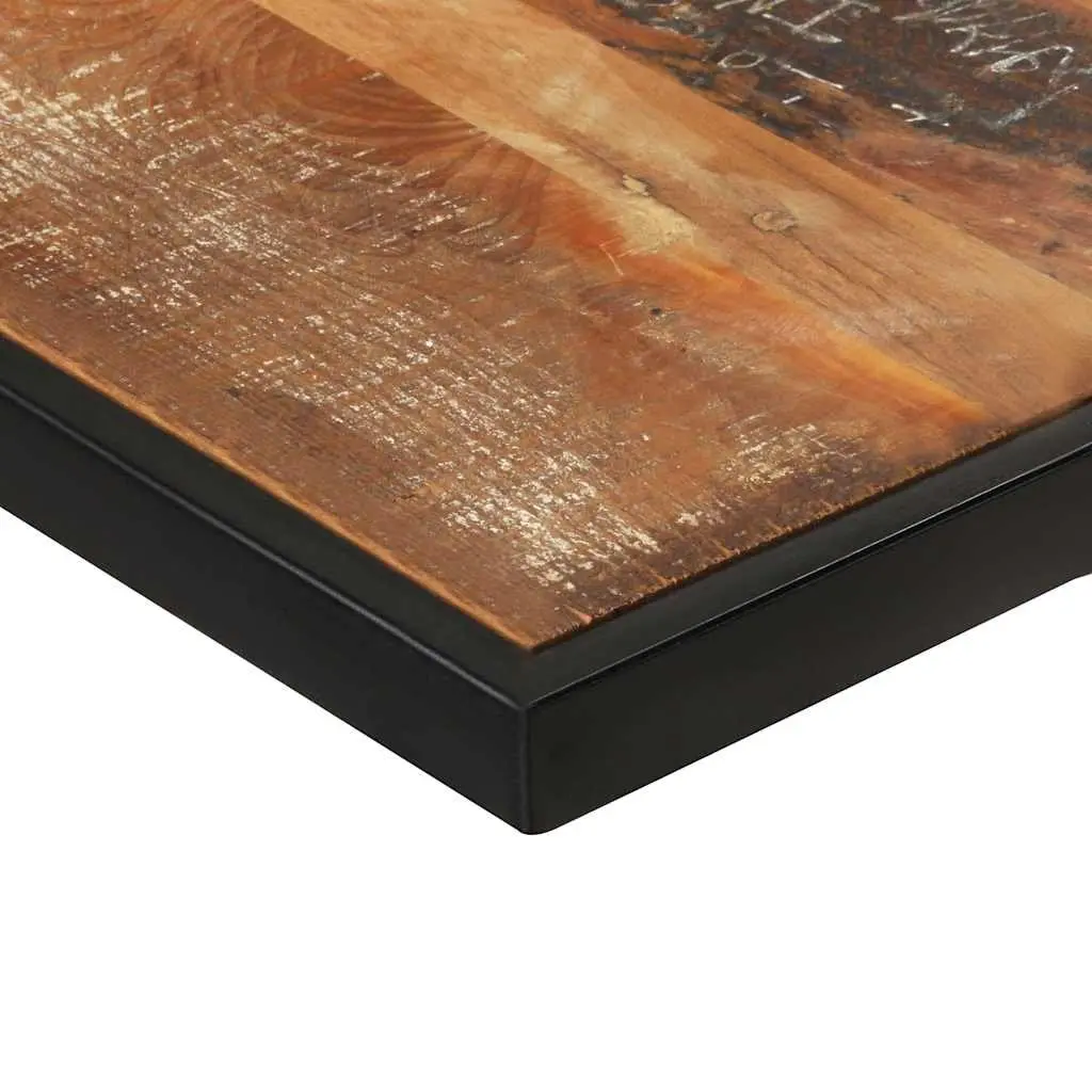 Dining Table Industrial Solid Reclaimed Wood 160 cm Brown