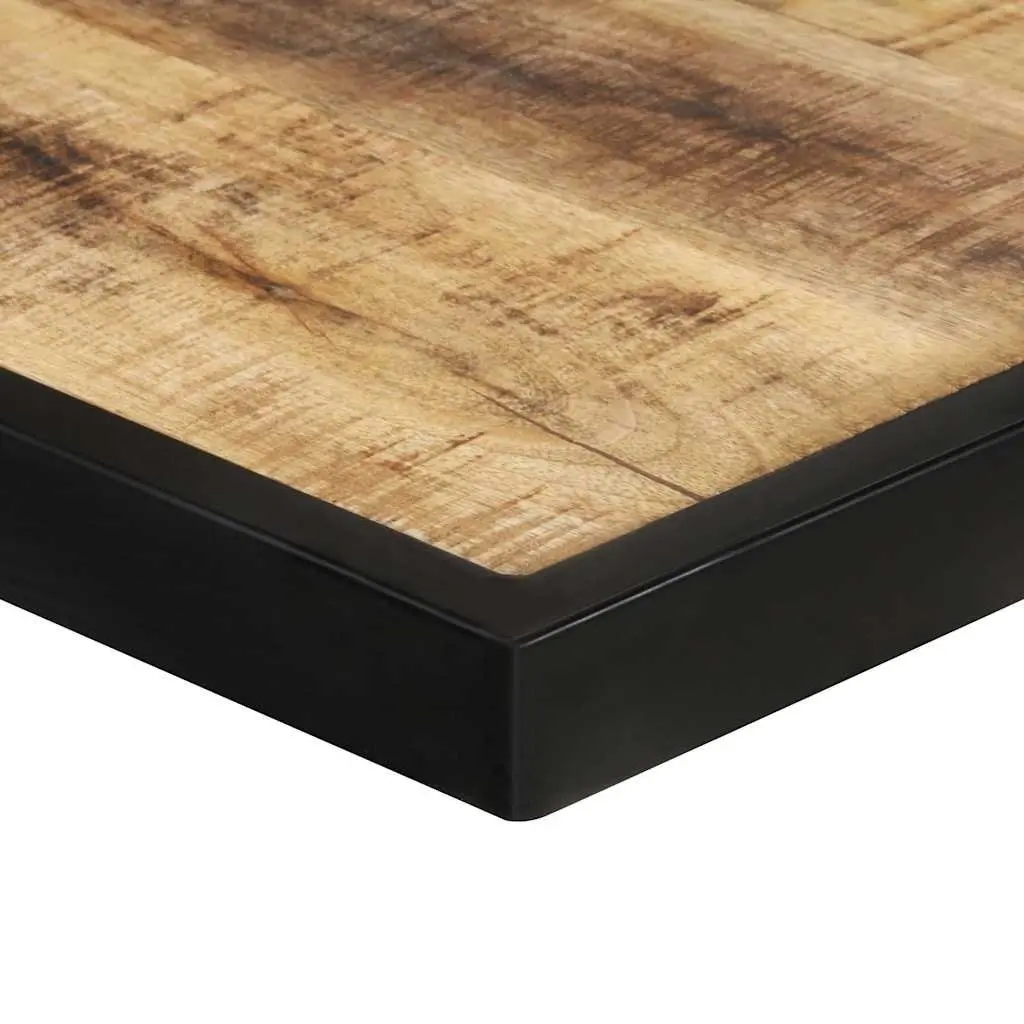 Dining Table 180 cm Solid Mango Wood Industrial Kitchen Furniture Brown