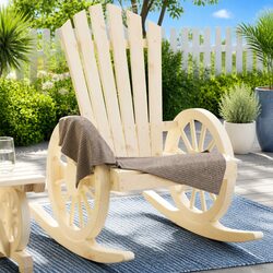 Your New Favorite Rocking Adirondack Chair Set