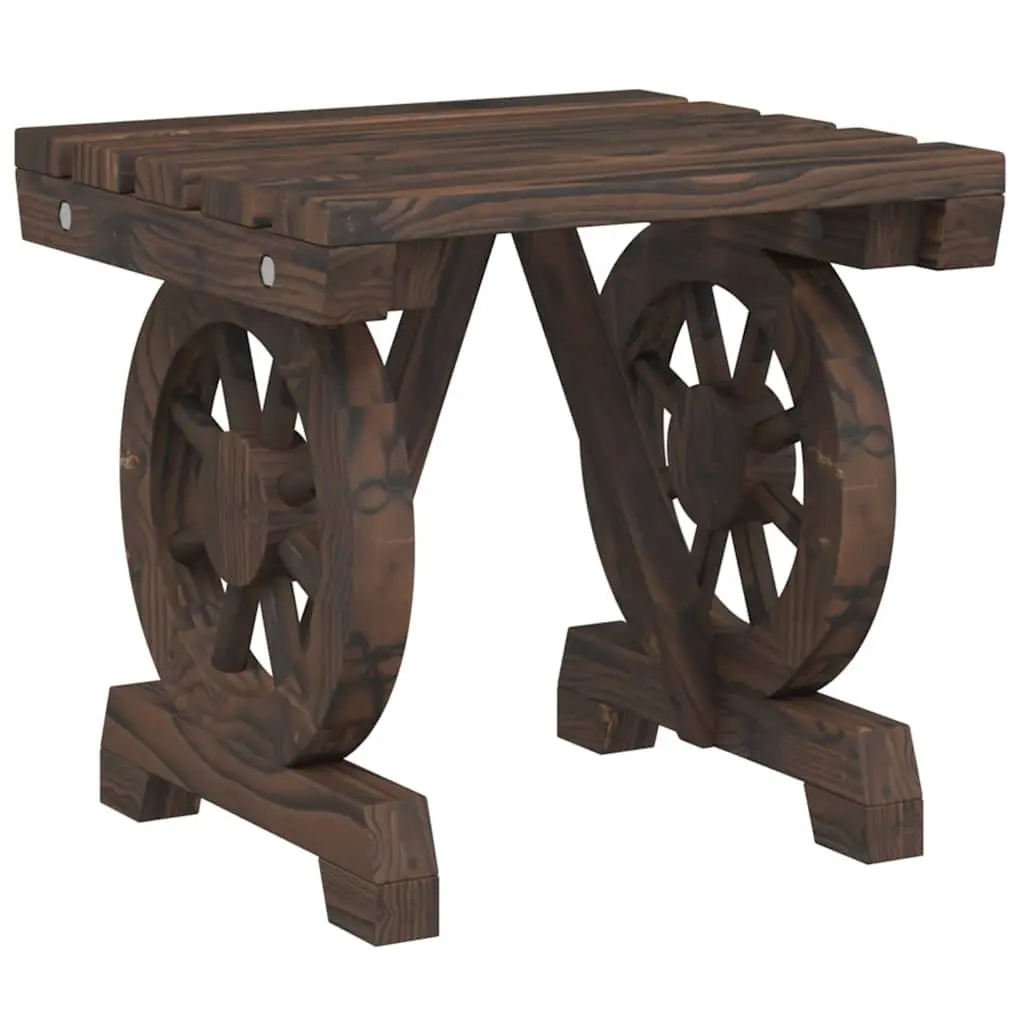 3 Piece Adirondack Garden Lounge Set Solid Fir Wood Brown