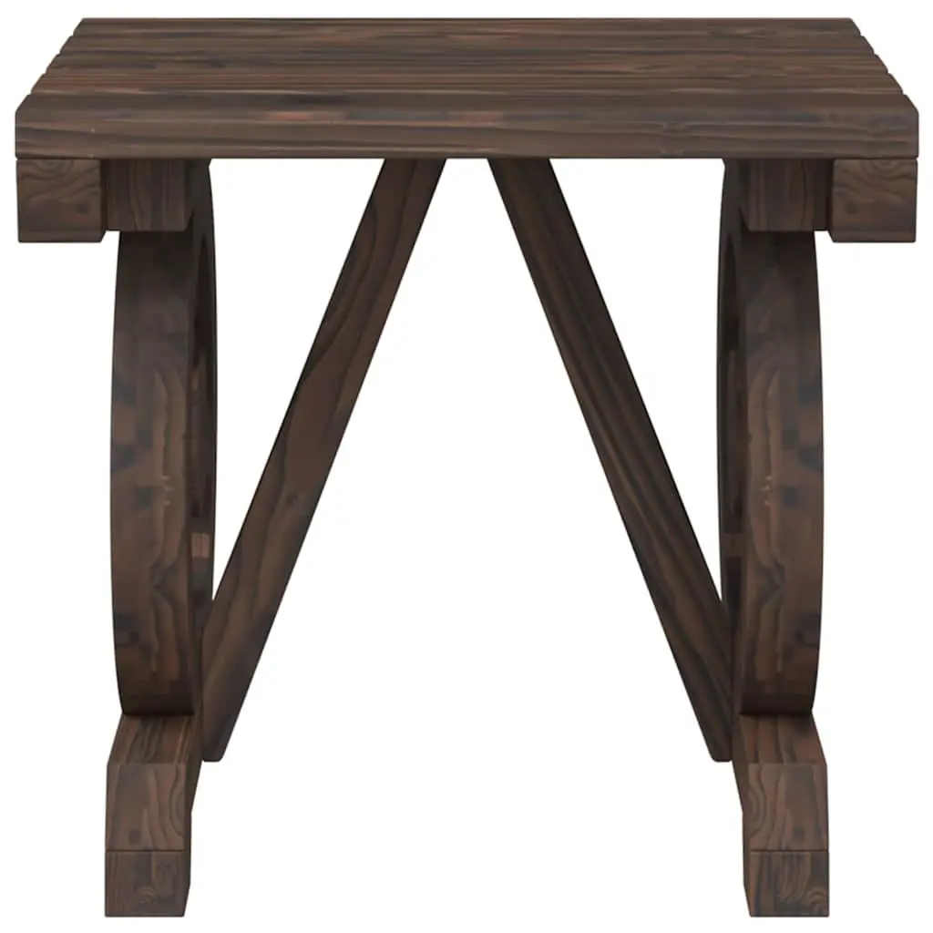 3 Piece Adirondack Garden Lounge Set Solid Fir Wood Brown