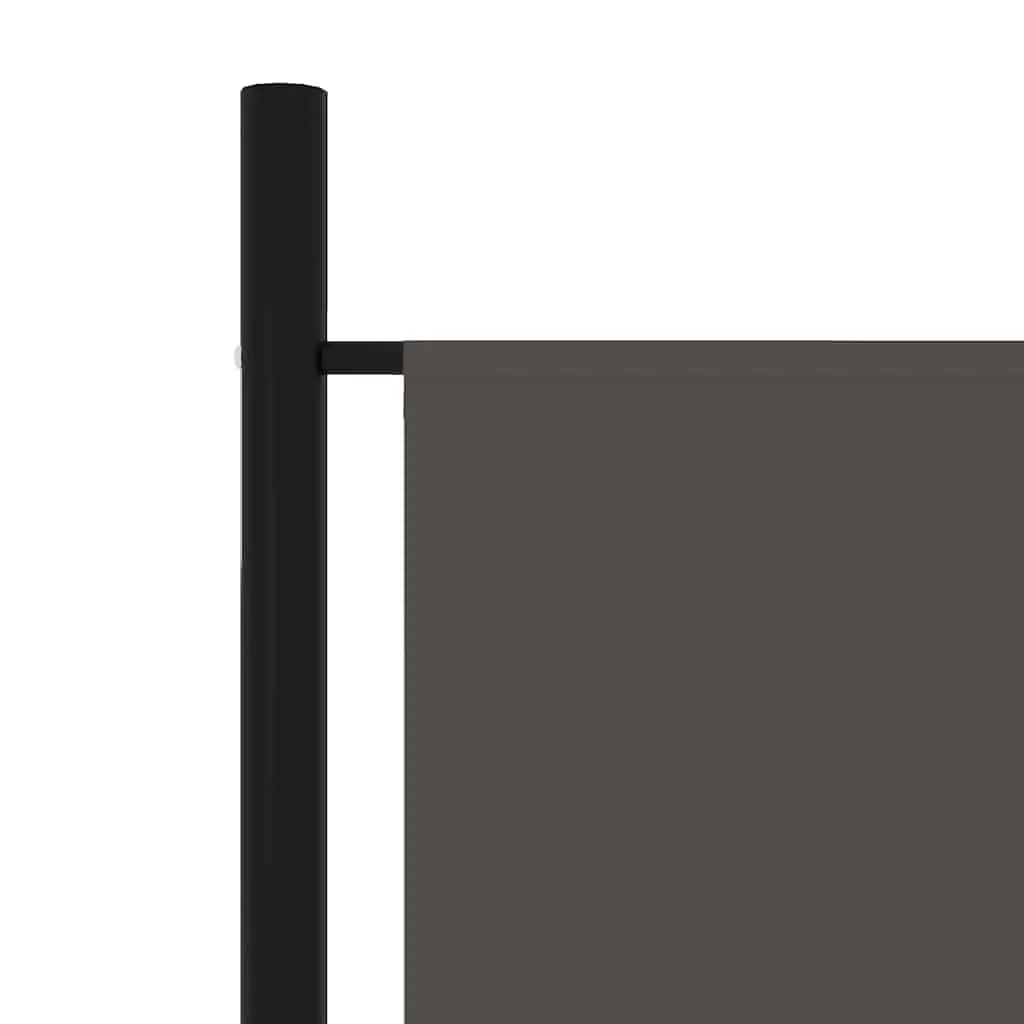 3-Panel Room Divider Anthracite Freestanding Partition Privacy Screen Folding 150 x 180 cm