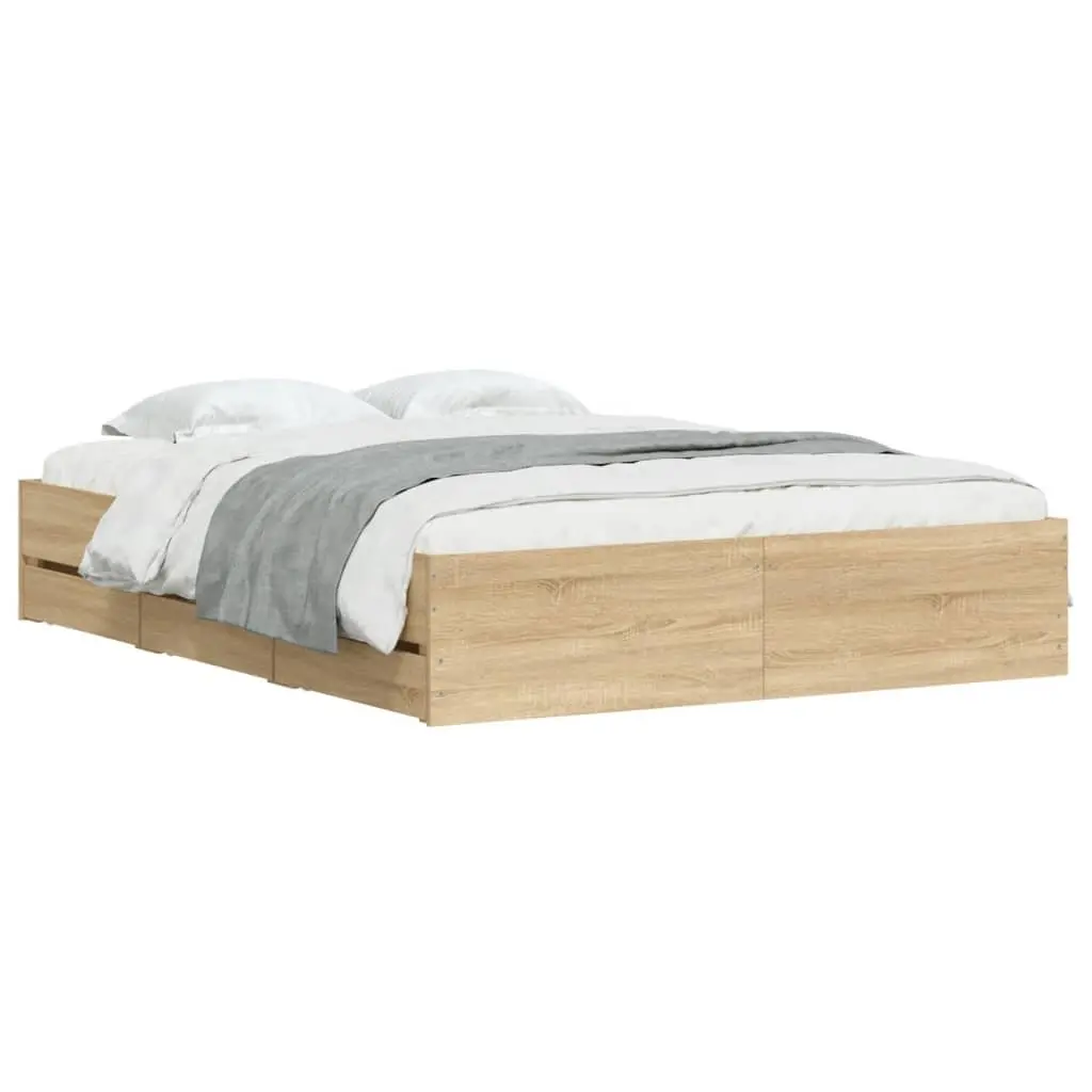 Bed Frame with Drawers for Easy Storage