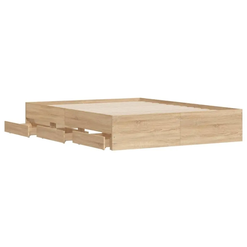 Bed Frame with Drawers for Easy Storage