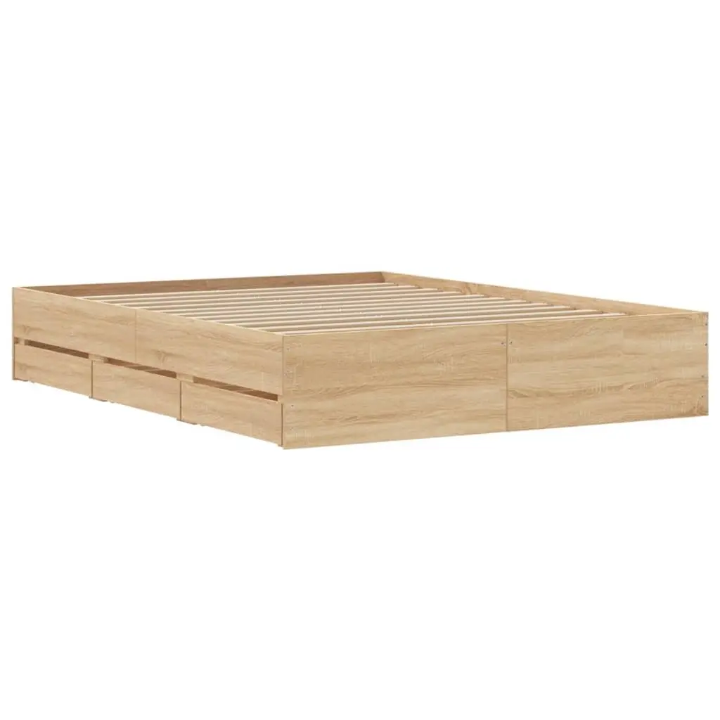 Bed Frame with Drawers for Easy Storage