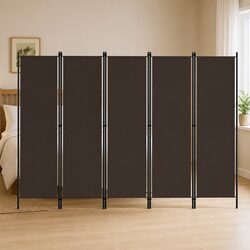 5-Panel Room Divider Folding Privacy Screen Partition Freestanding Bedroom Decor