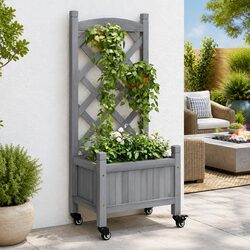 Discover the Convenience of a Wooden Planter