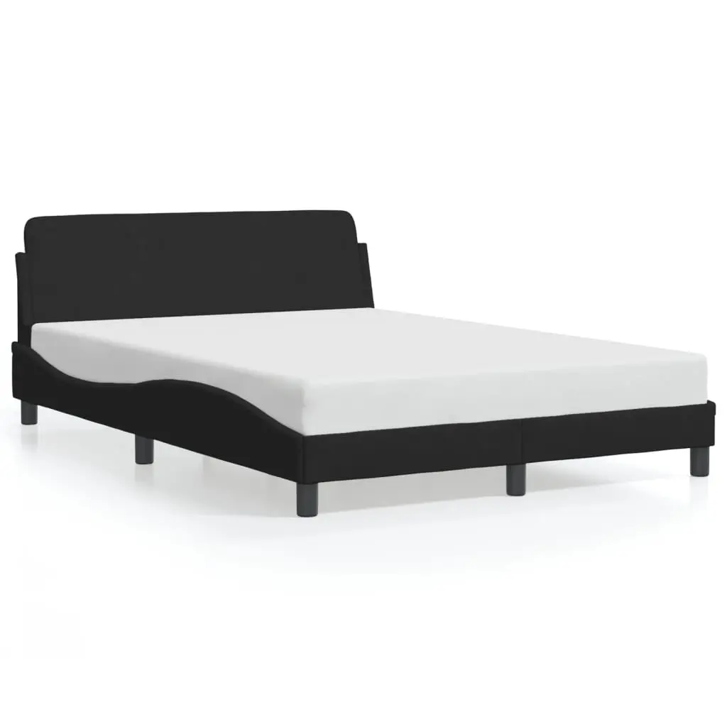 Black Velvet Double Bed Frame