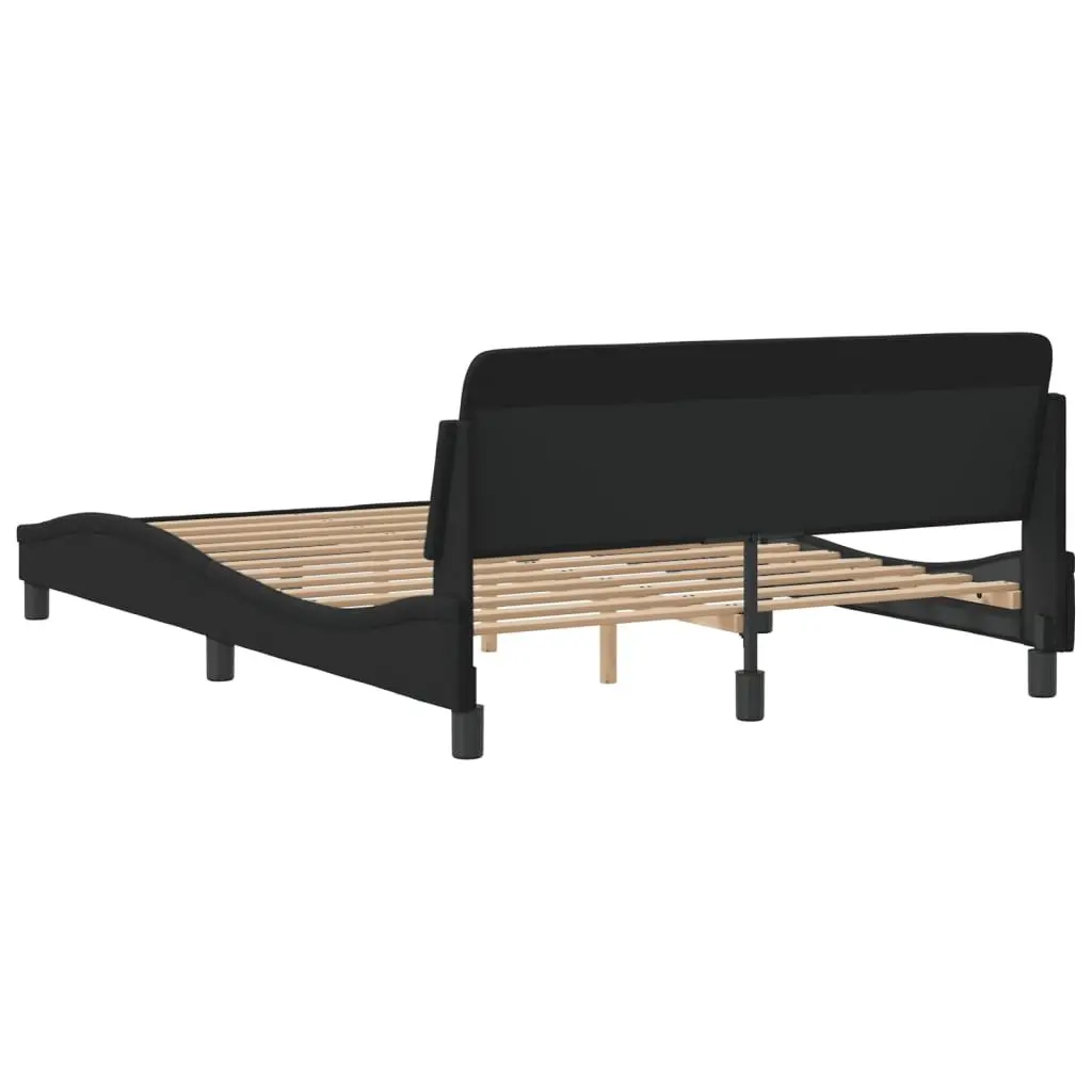 Black Velvet Double Bed Frame