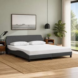 Your Next Grey Fabric Queen Bed Frame Awaits