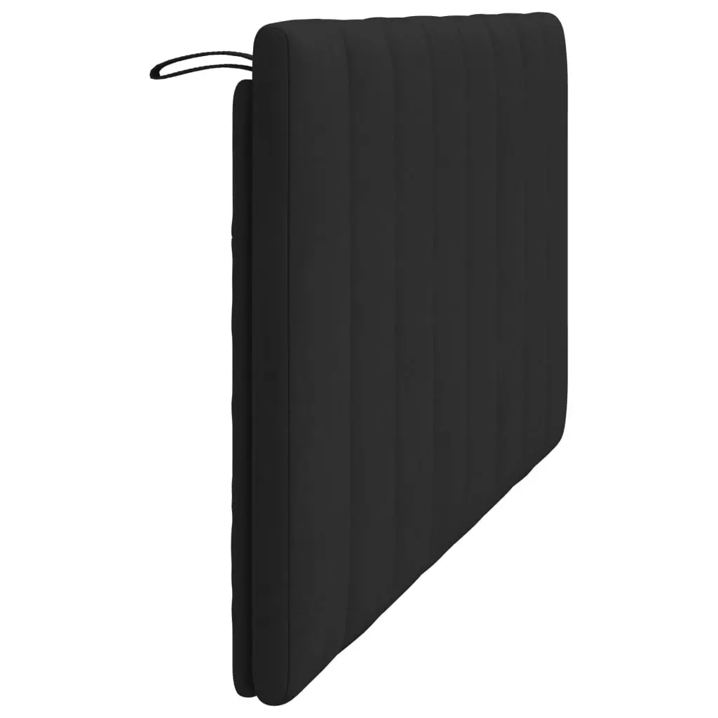 Cushion Headboard Velvet Black 153cm Wall Mounted Pillow Support