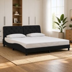 Your New Favorite Black Velvet Bed Frame 180x200 cm