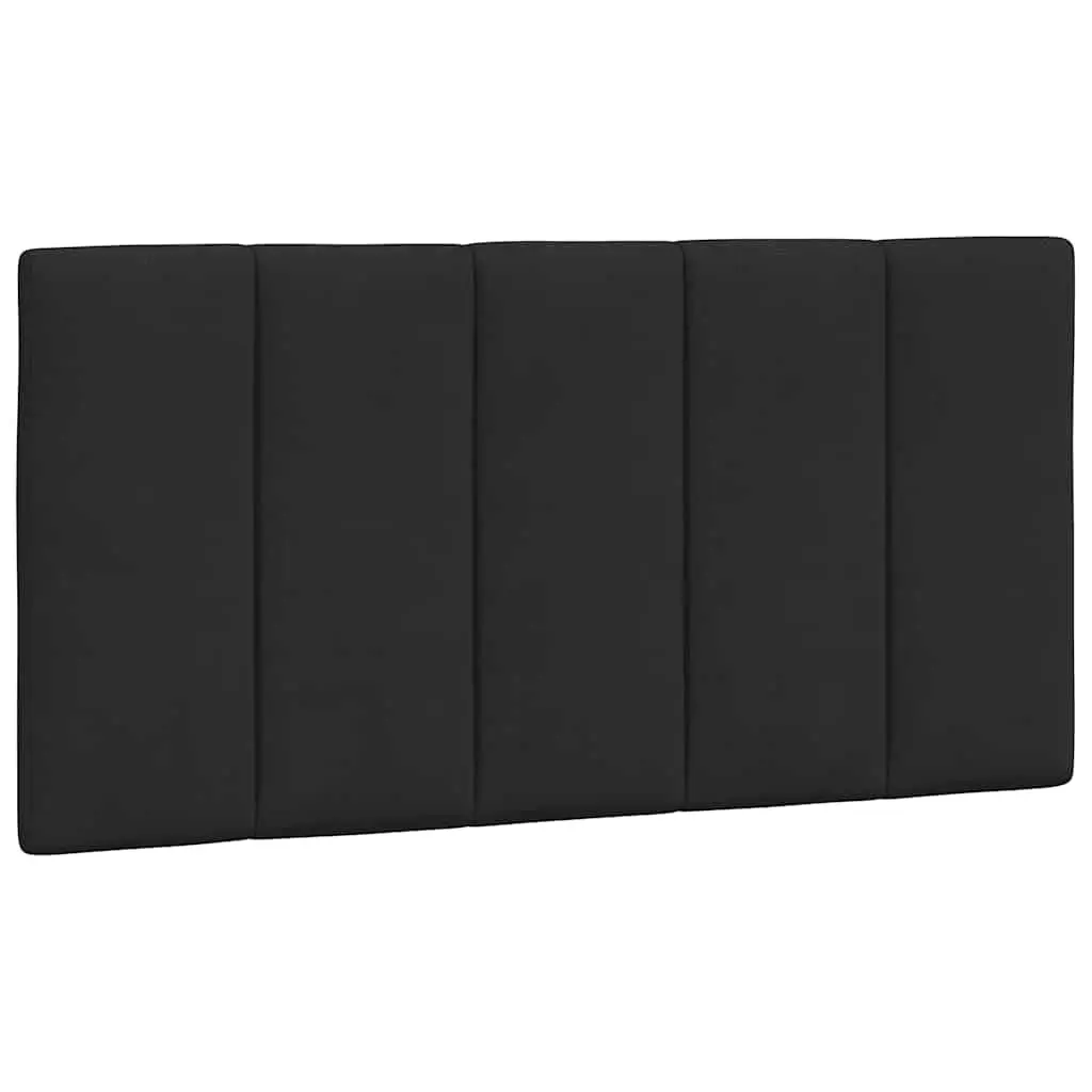 King Single Bed Frame Velvet Black 107x203 cm