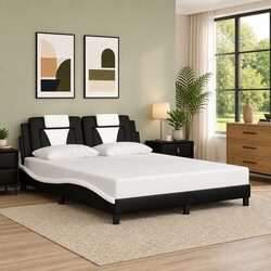 Your New Favorite Queen Bed Frame with Faux Leather