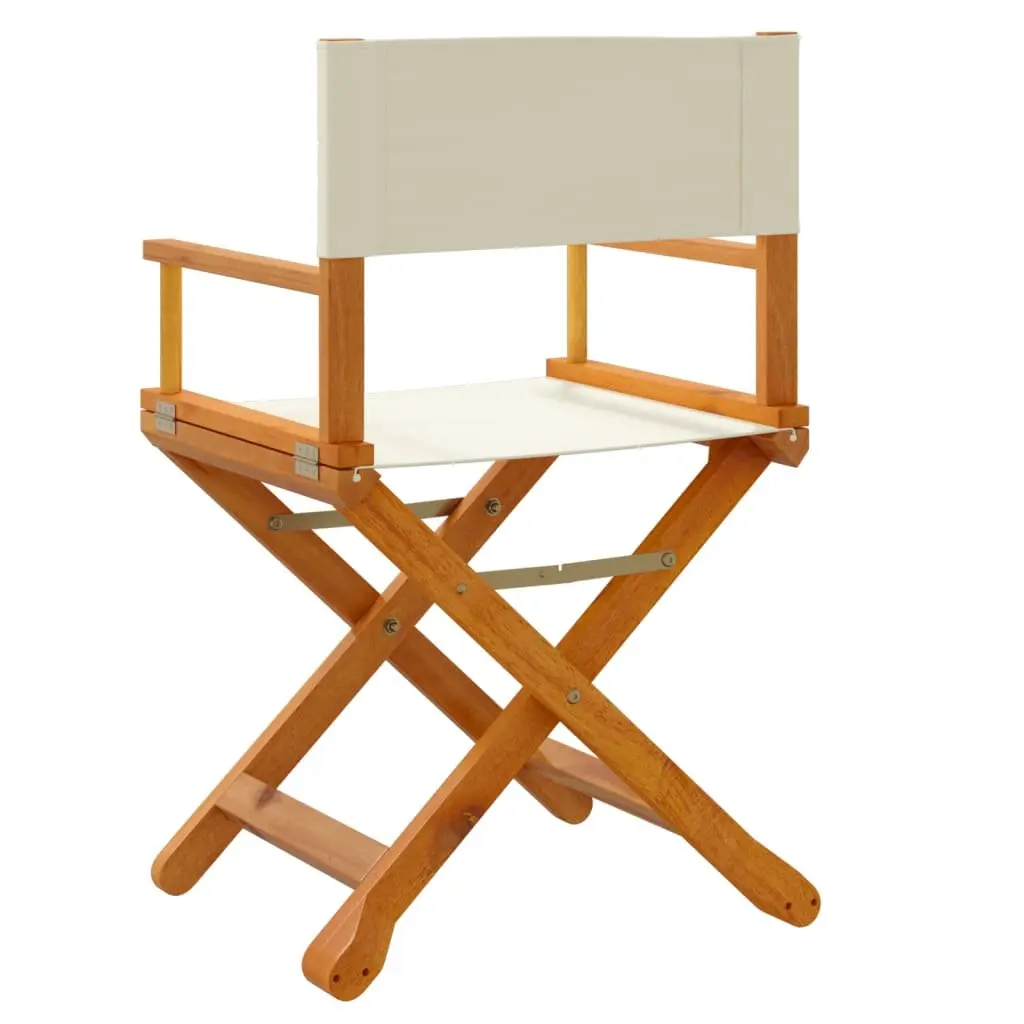 Folding Garden Chairs Set of 4 Outdoor Seating Camping Lounge Chair Cream