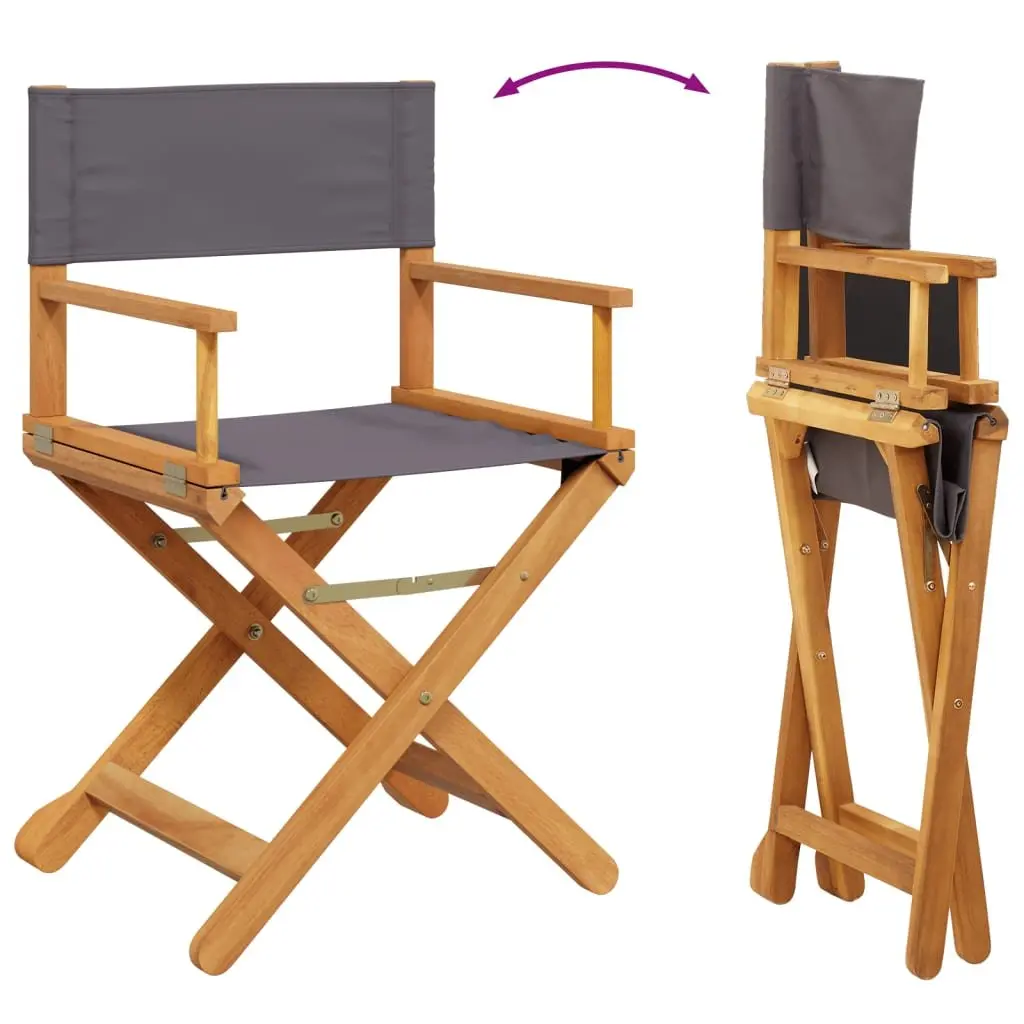 4 Grey Folding Chairs