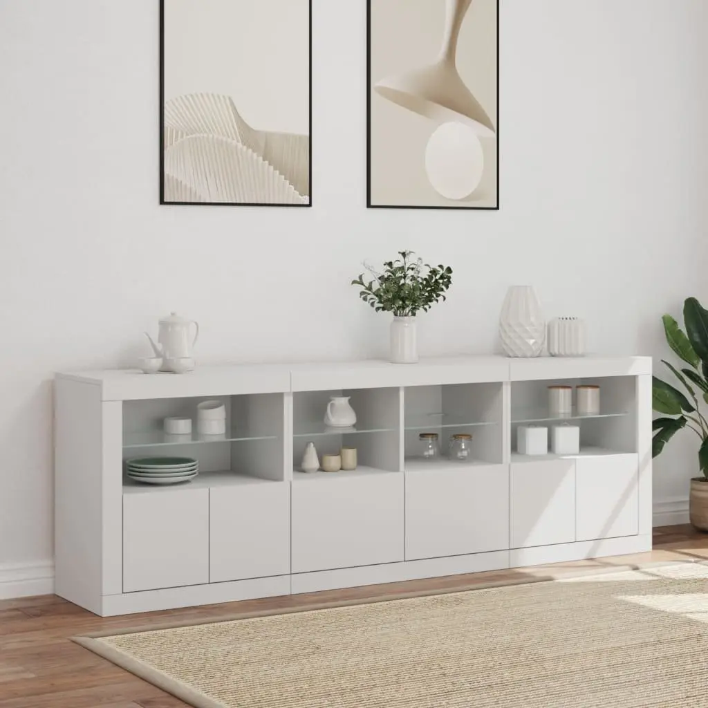 Sideboard with RGB LED Lights