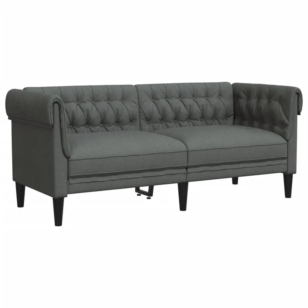 2-Piece Grey Sofa Set