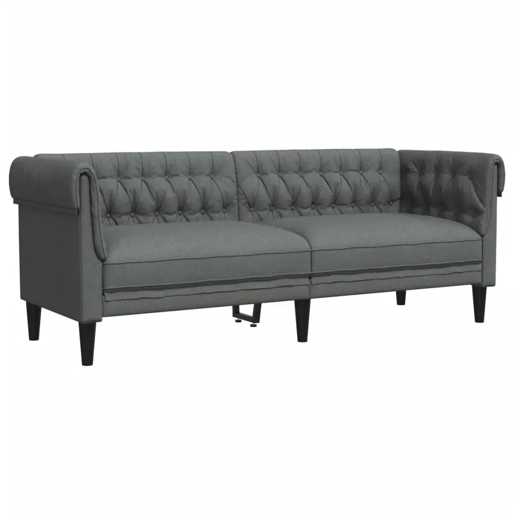 2-Piece Grey Sofa Set