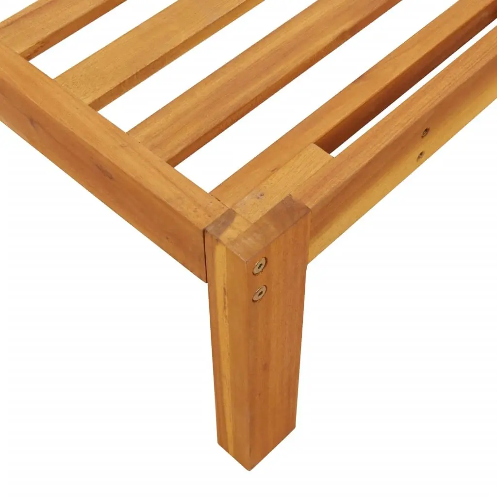 5 Piece Garden Pallet Sofa Set Solid Acacia Wood Slatted Brown
