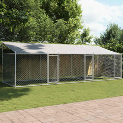 Friendly Outdoor Dog Cage 6m x 2m x 2m with Roof and Doors