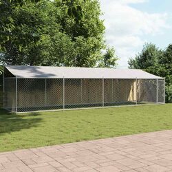 Your Pet's Secure Outdoor Run: Dog Cage with Roof