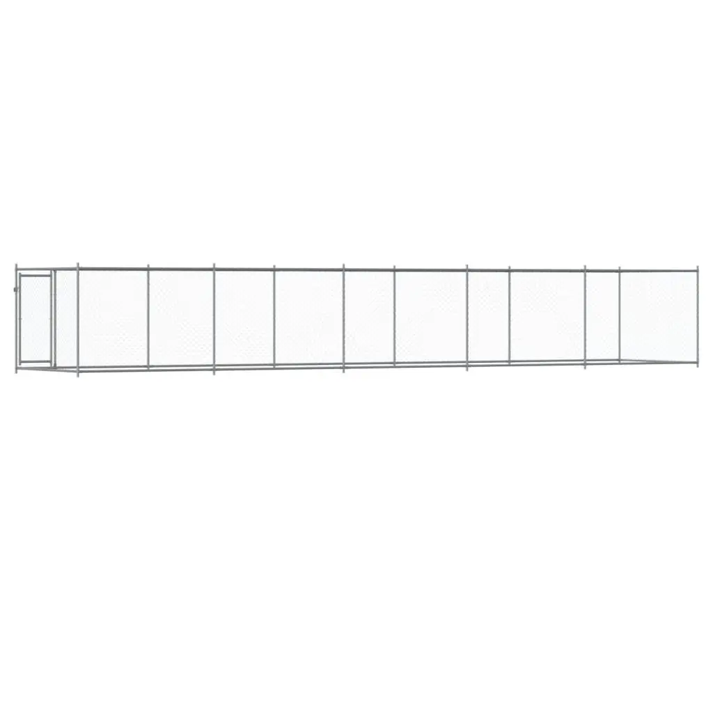 Dog Cage Galvanised Steel Outdoor Exercise Pen 10 x 2 x 1.5 m