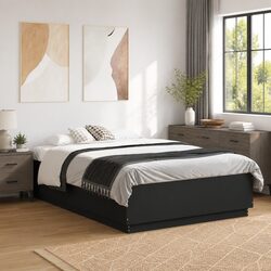 Your New Black Bed Frame 135x190cm Awaits