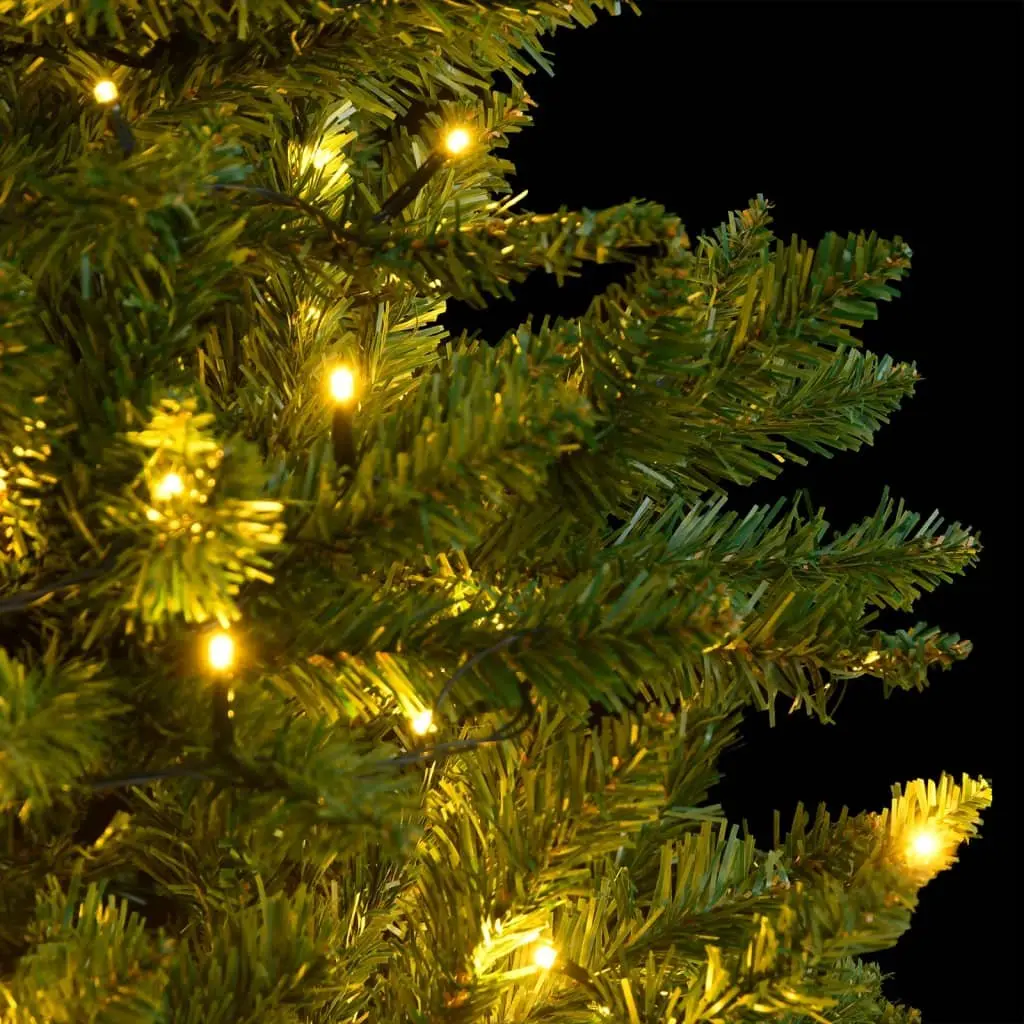 Artificial Hinged Christmas Tree 150cm 150 LEDs 8 Lighting Modes Holiday
