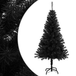 Set Up Your Holiday Cheer with a 150cm Black Tree