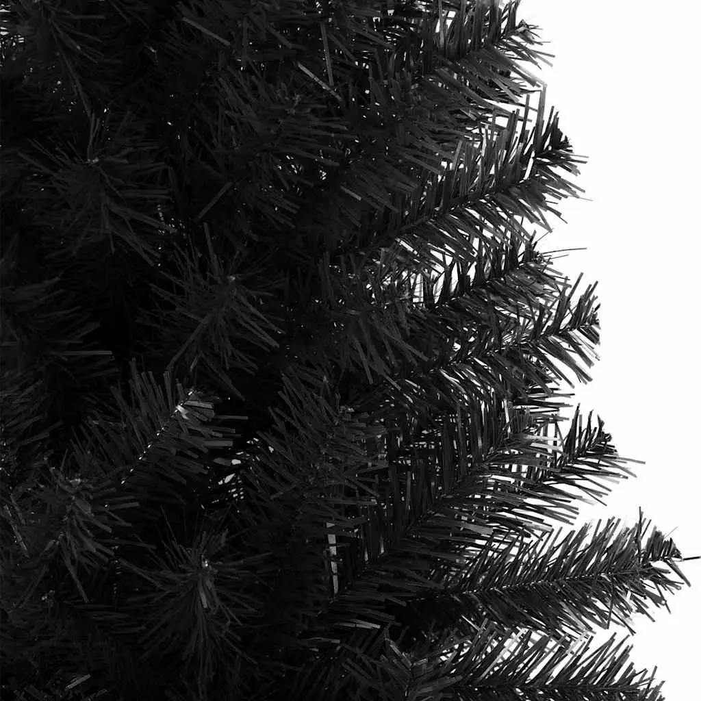 Artificial Christmas Tree Lifelike Black 210cm