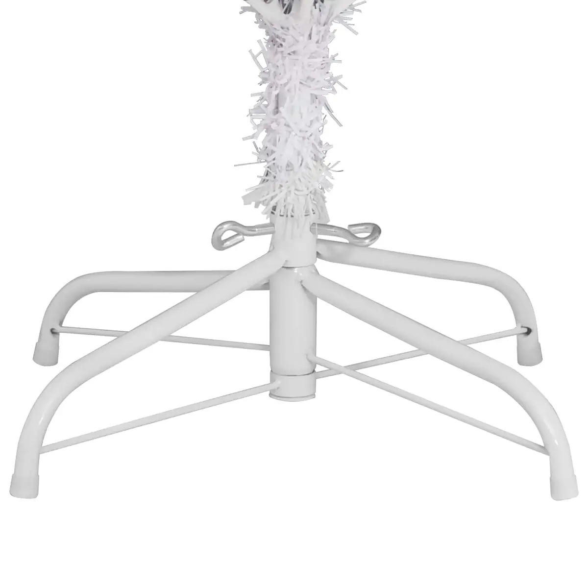 Artificial Christmas Tree White 180cm Hinged Branches