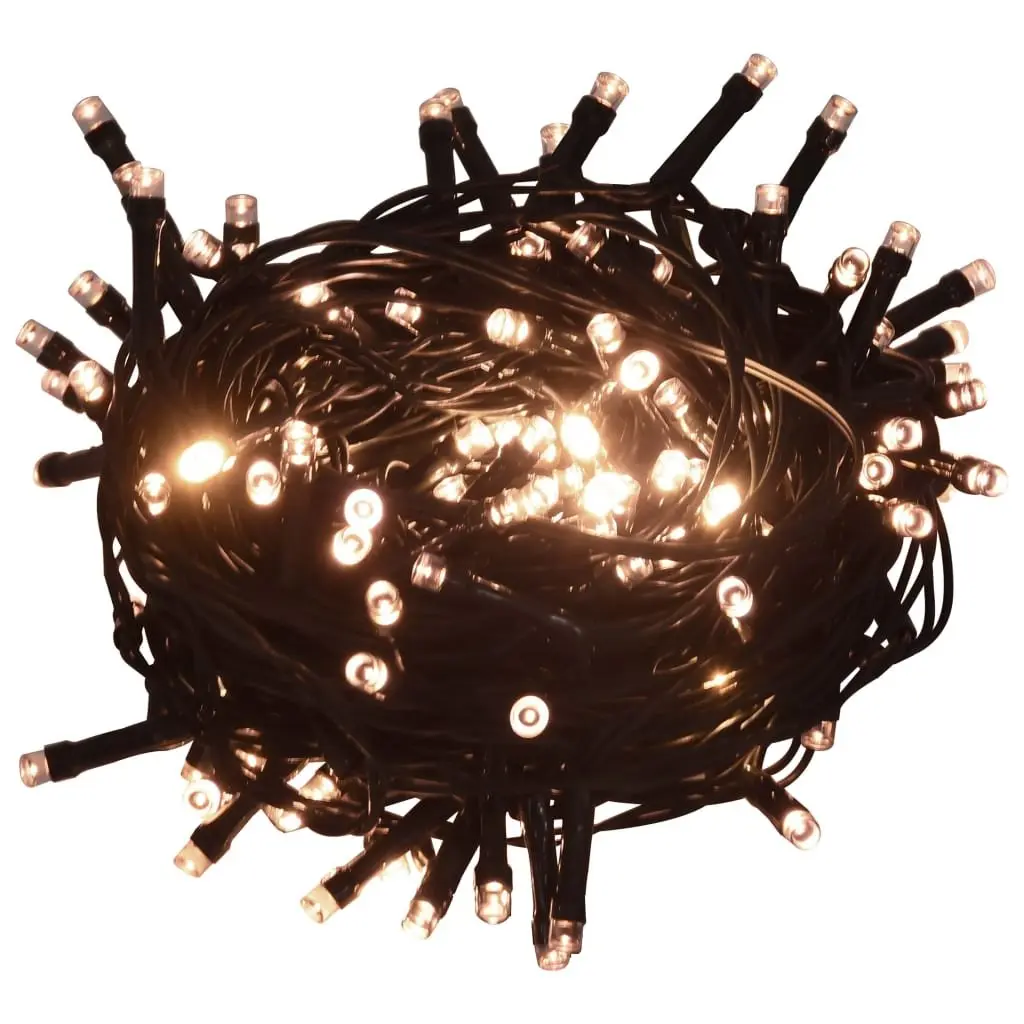 Artificial Hinged Christmas Tree 180cm 300 LEDs 8 Lighting Modes Holiday Decor