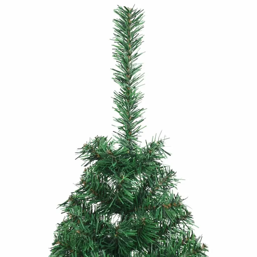 Artificial Half Christmas Tree Space-Saving 150cm Green PVC