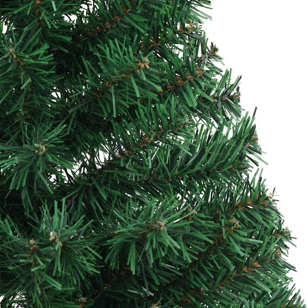 Artificial Half Christmas Tree Space-Saving 150cm Green PVC