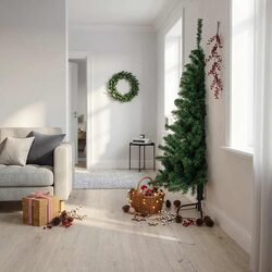 Create Joy with a 180cm Half Christmas Tree at Home