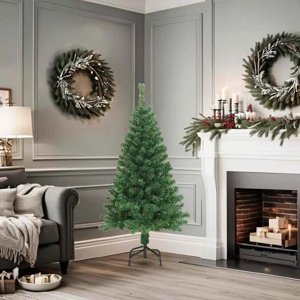 Artificial Christmas Tree Extra Thick Branches 150cm Green PVC