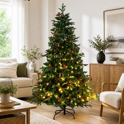 Create Holiday Cheer with Our 180cm Christmas Tree